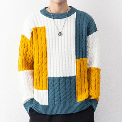 Frais Patchwork Loose Sweater